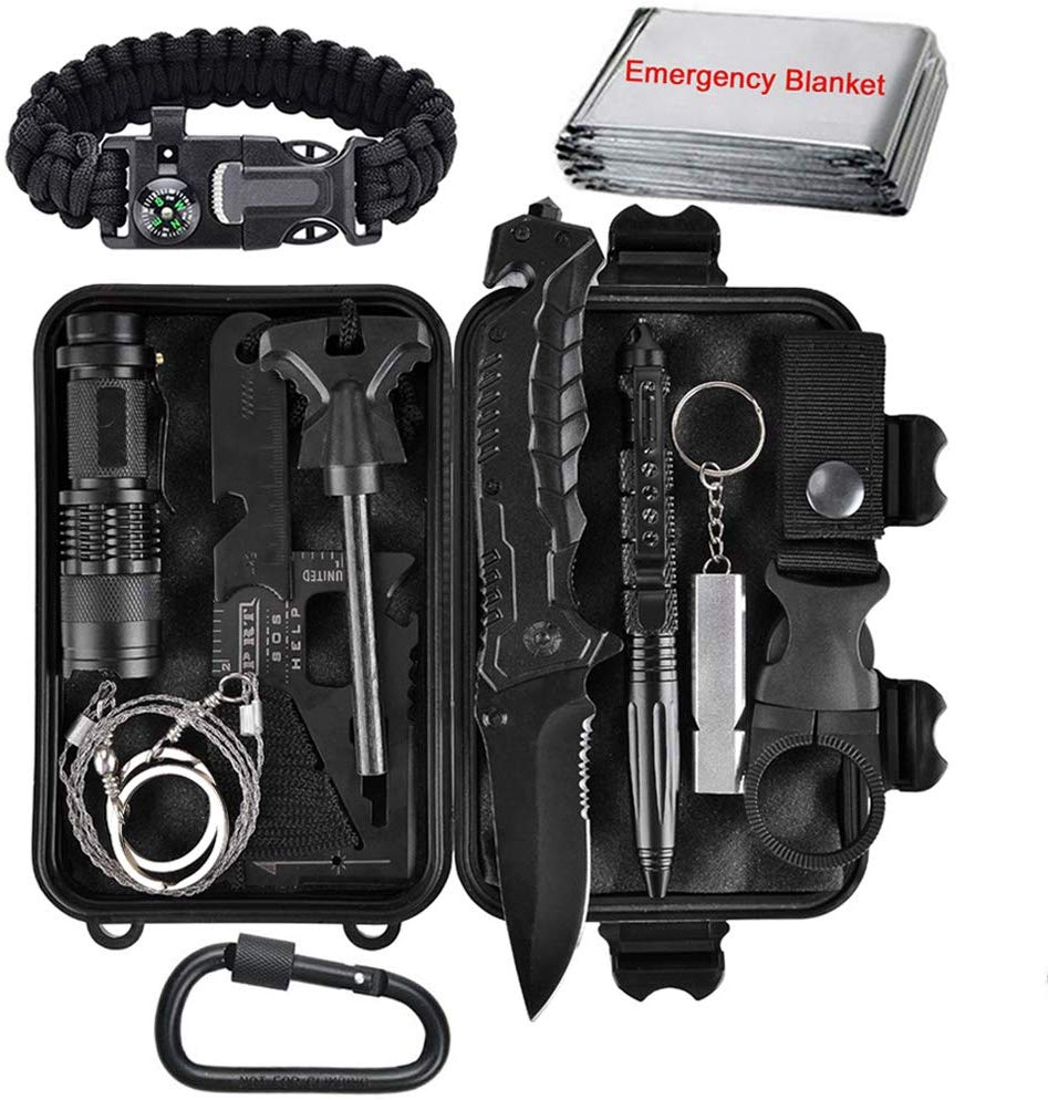 hiking outdoor emergency survival bracelet