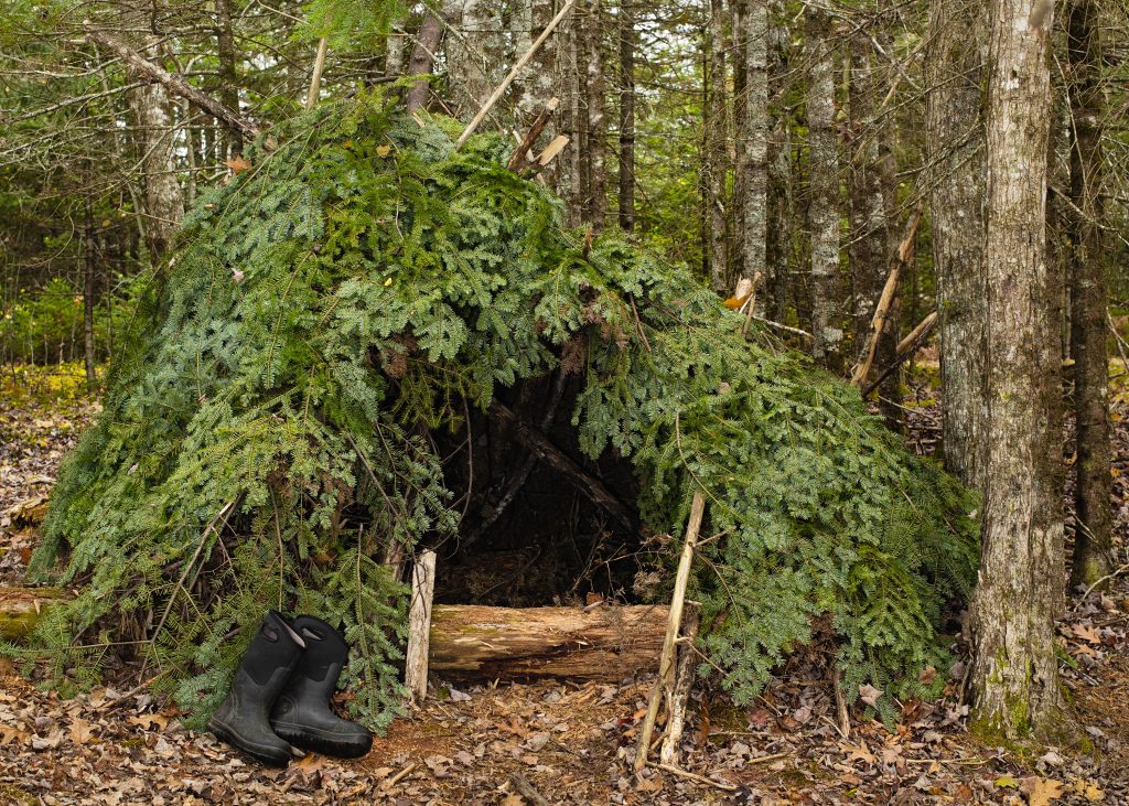 How to Build an Emergency Shelter in The Woods - Safety Hunters