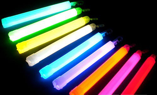 multicolor military glow stick